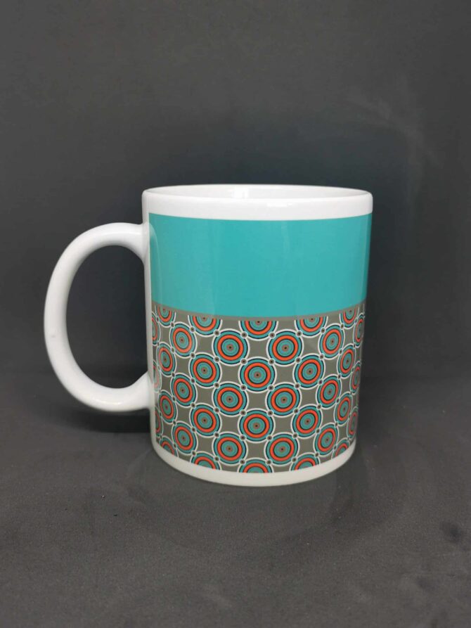 Tasse décor géométrique 1 – Image 2