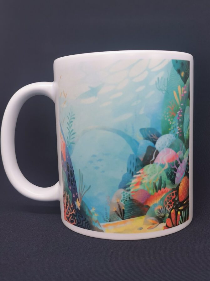 Tasse décor récif de corail