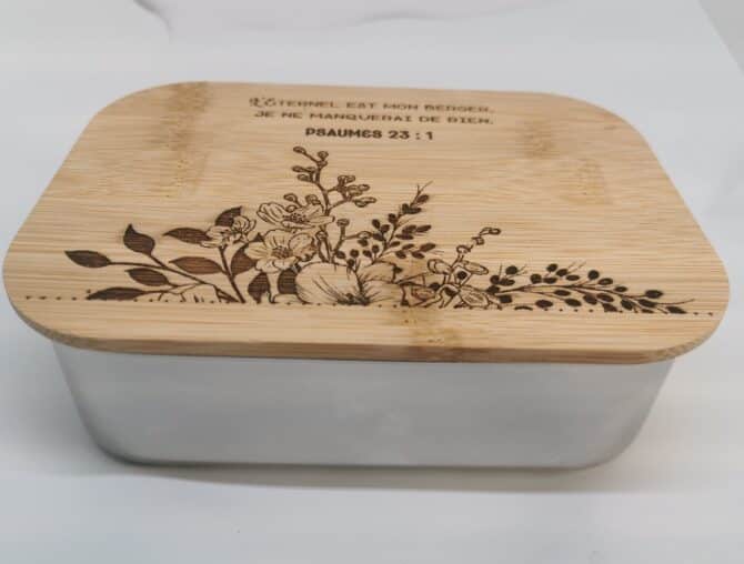 Lunch box bambou et inox 1c