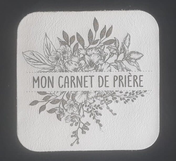 Carnet noir et cuir 1