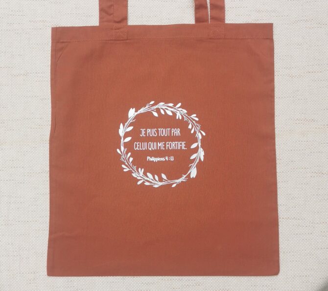 Tote bag terracotta 1