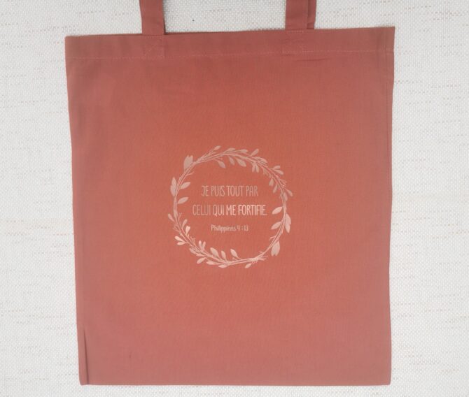 Tote bag terracotta 5