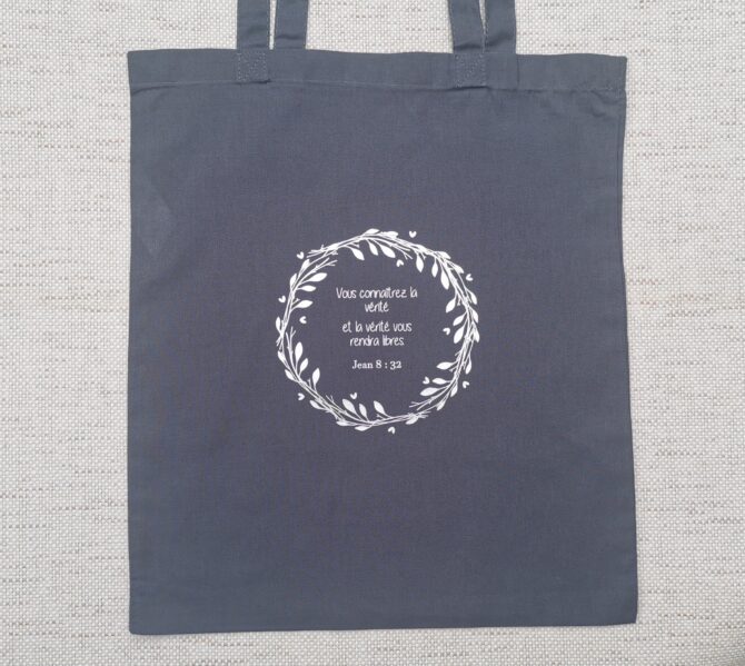 Tote bag gris 1