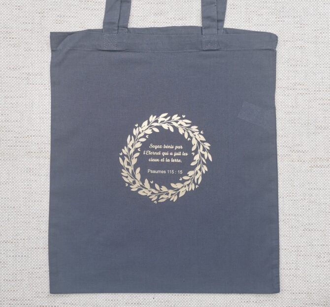 Tote bag gris 5