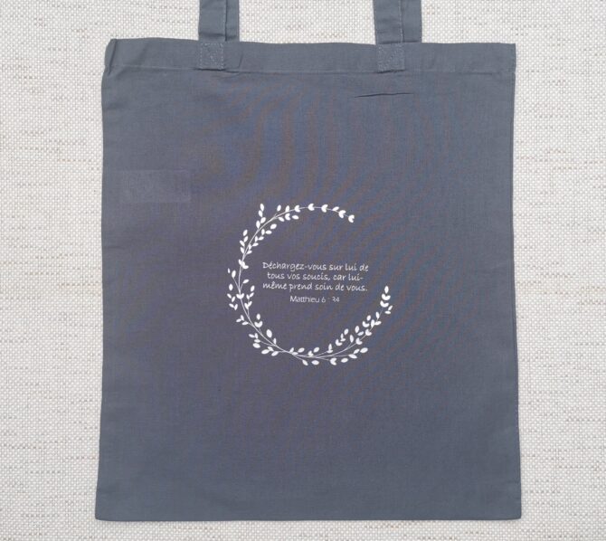 Tote bag gris 6