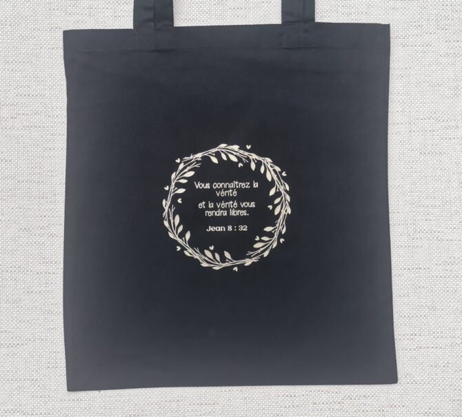 Tote bag noir 4