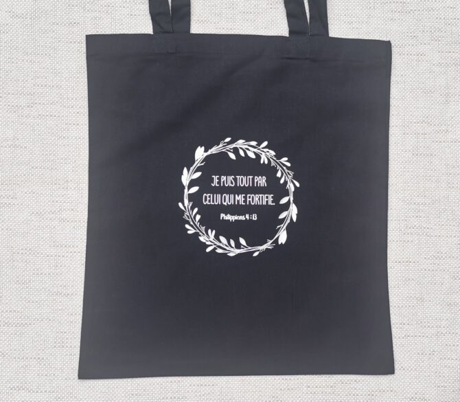 Tote bag noir 5