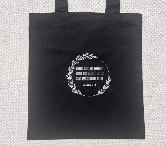 Tote bag noir 6