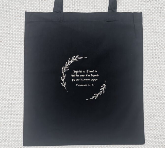 Tote bag noir 7