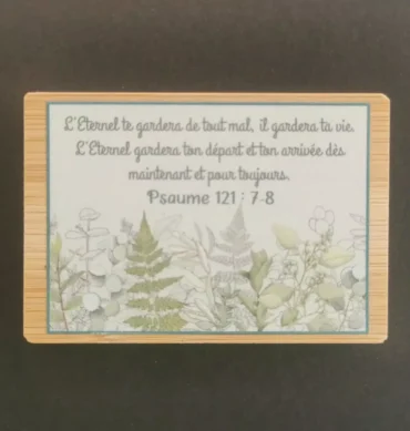 Magnet Psaumes 121 : 7-8