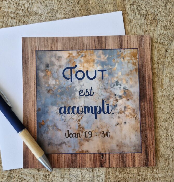 Carte n°58 - Jean 19 : 30
