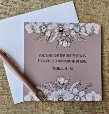 Carte n°41 - Matthieu 11 : 28