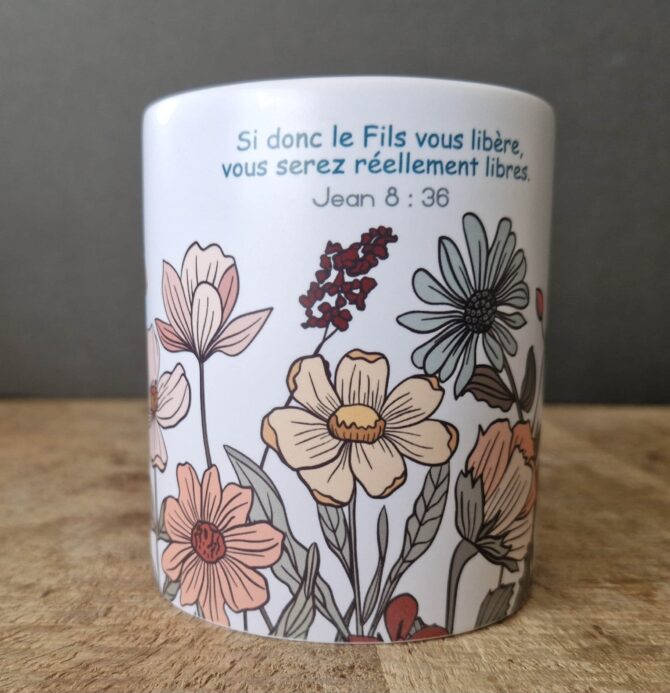 Tasse mate Jean 8 : 36 – Image 2