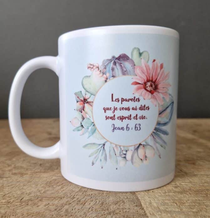 Tasse mate Jean 6 : 63