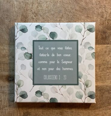 Tableau 20x20 Colossiens 3:23