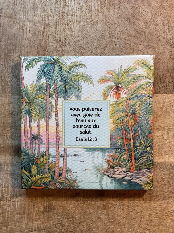 Tableau 20x20 Esaie 12:3