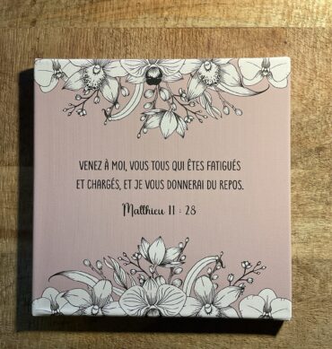 Tableau 30x30 Matthieu 11:28