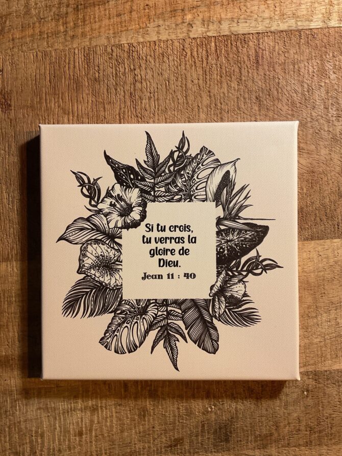 Tableau 20x20 Jean 11:40
