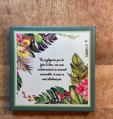 Tableau 20x20 Galates 6:9