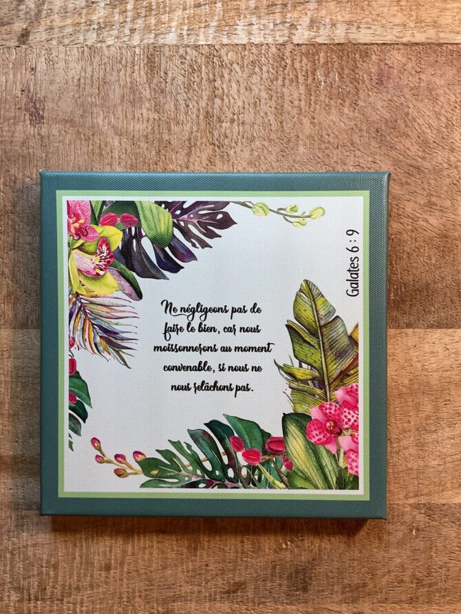 Tableau 20x20 Galates 6:9