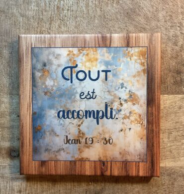 Tableau 20x20 Jean 19:30