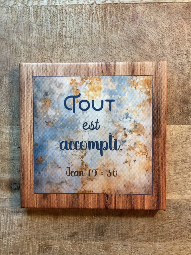 Tableau 20x20 Jean 19:30
