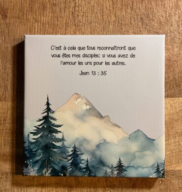 Tableau 20x20 Jean 13:35