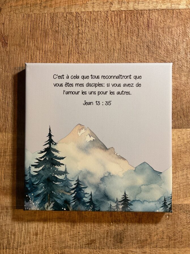 Tableau 20x20 Jean 13:35
