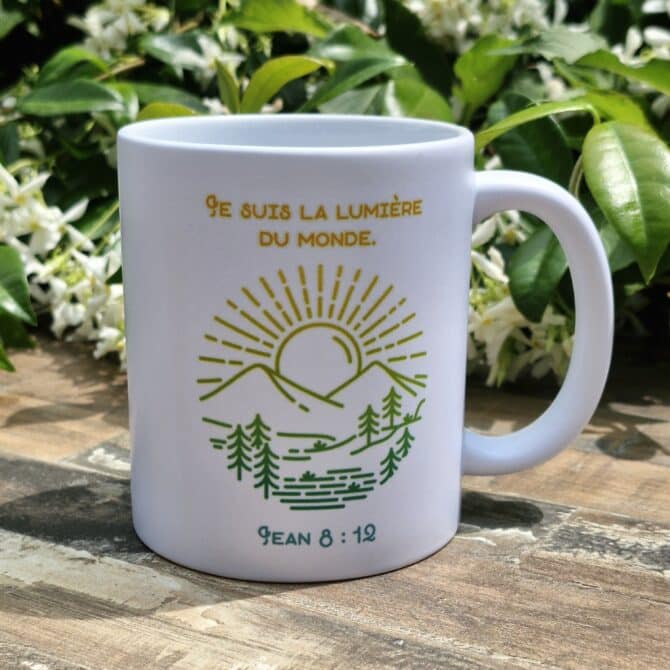 Tasse mate Jean 8:12 – Image 2