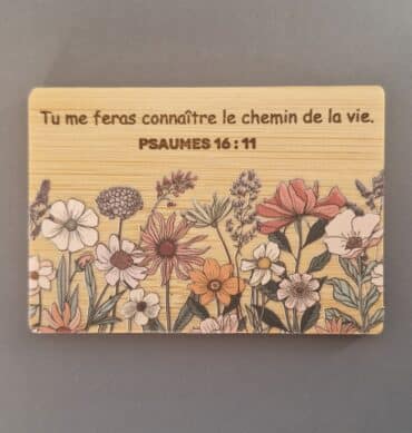 Magnet bambou - Psaumes 16 : 11